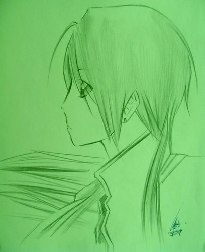 anime drawings in pencil. Anime/Manga Pencil Drawing