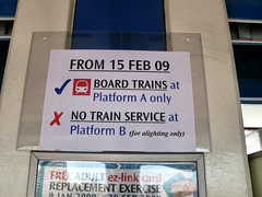 Boon Lay MRT Station Notice