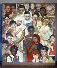 Norman Rockwell Mosaic  "The Golden Rule&...