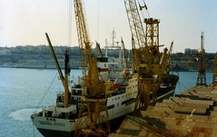 Iranian Cargo Ship Iran Baghaei, Malta Docks  1996