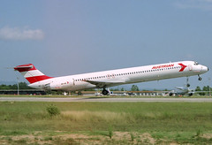 Austrian MD-81 OE-LDZ GRO 10/08/1992