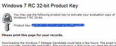 Windows 7 product key