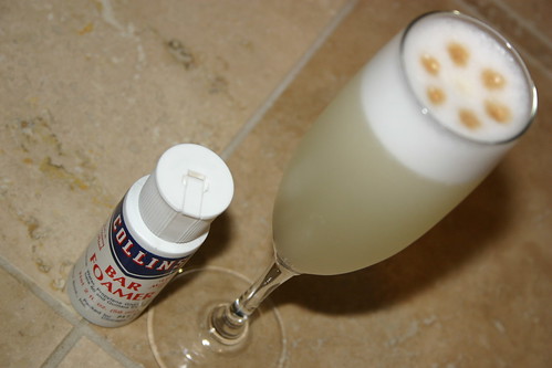Pisco Sour with Collin's Bar Foamer