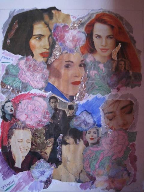 Collage kvinder