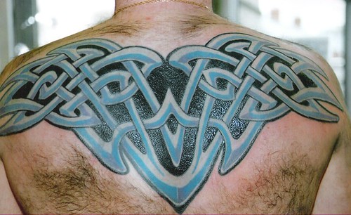 tattoo of skull celtic love knot tattoo designs