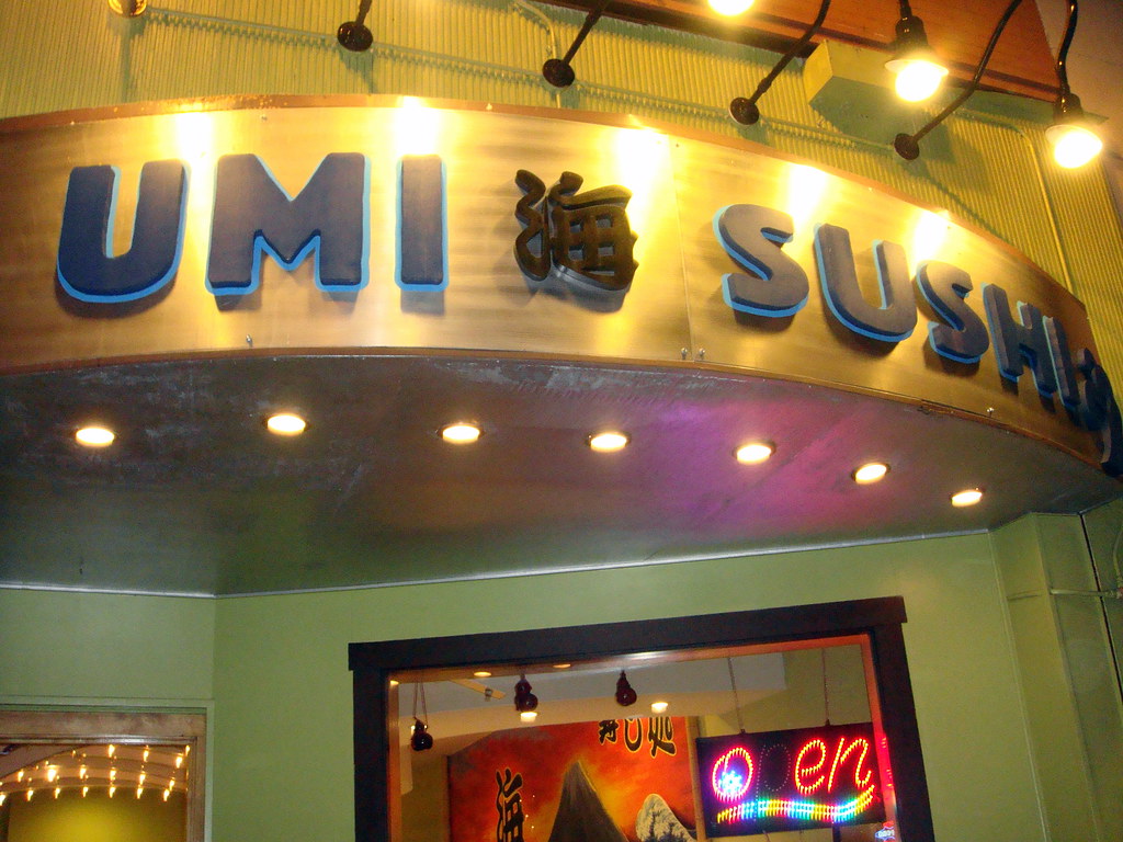 Umi Sushi at night