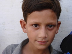 Swati child in Hazara Colony, Pindi