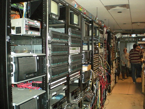 One video processing room at Shooters, a post-production facility in Old City, Philadelphia, as captured in April 2009.