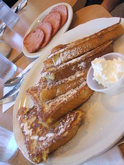 French toast and Canadian bacon