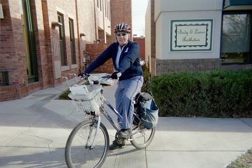 Longmont cycling mailman