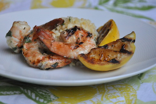 Lemon-Oregano Grilled Jumbo Shrimp