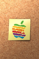 Apple Corkboard Wallpaper for iphone