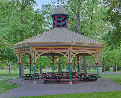 Tower Grove Park, in Saint Louis, Missouri, USA - Humboldt South Pavilion