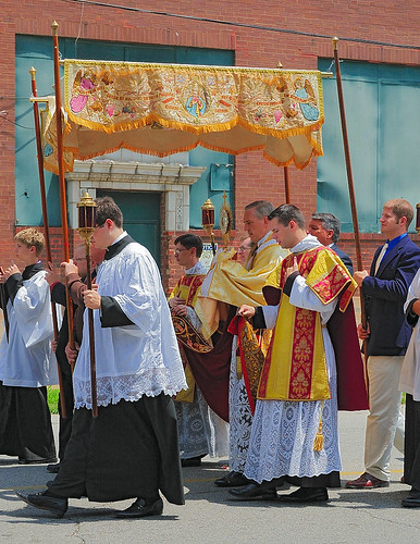 Saint Francis de Sales Oratory, in Saint Louis, Missouri, USA - Corpus Christi procession 3