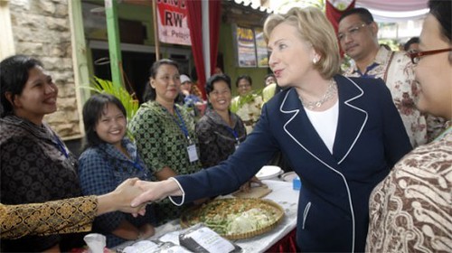 Hillary in Jarkata