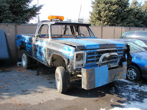 old chevy race truck