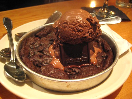 Triple Chocolate Pizookie Featuring Ghirardelli @ BJ's Restaurant by you.