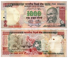 1000 Indian Rupees