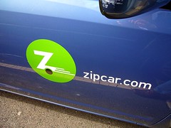 a Zipcar vehicle in DC (by: masck, creative commons license)