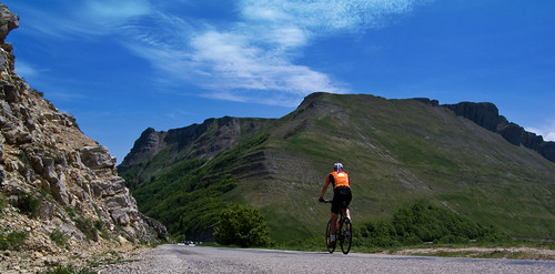 On the road near Ambel in the Vercors. Photo: will_cyclist