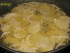 Sardinas rellenas-Patatas y cebolla