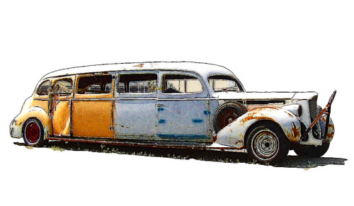 Rusted Old Packard Stretch