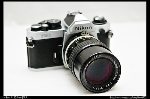 你拍攝的 Nikon AI 135mm F3.5。