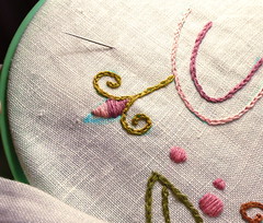 Linen Embroidery Floss Project