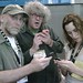 David Miller (My Suicide), Jeff Dowd (The Dude), + Margaret Brown (incredible filmmaker) - Trying to figure out how to get out of their virtual boxes, post-sold out screening WE LIVE IN PUBLIC @ SXSW