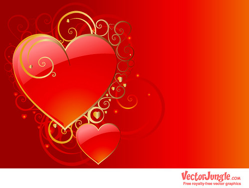valentines day hearts wallpaper. Red Heart Valentine#39;s Day