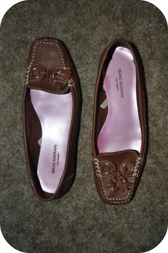 Brown and Gold Loafers