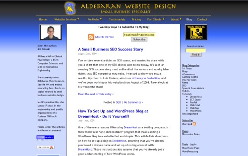  Aldebaran Web Design Blog