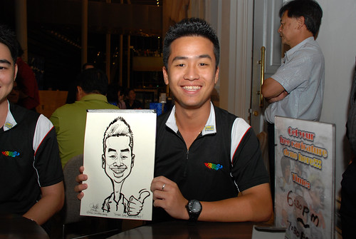 Caricature live sketching for Tetra 60th Anniversary - 10