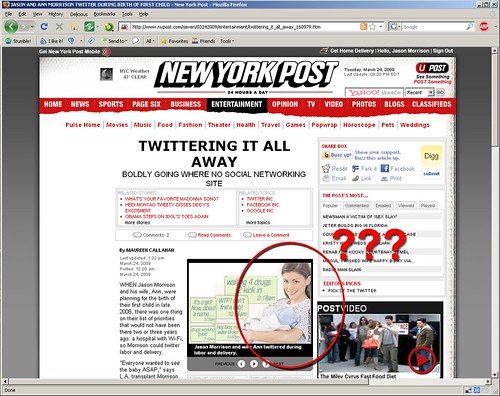 Ann and I featured in NYPost, but something's not quite right...