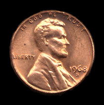 1968D Lincoln Cent