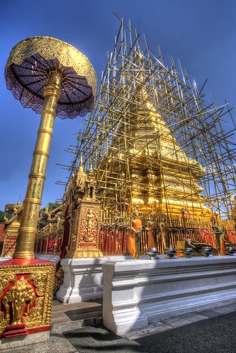 Chedi at Wat Phrathat Doi Suthep