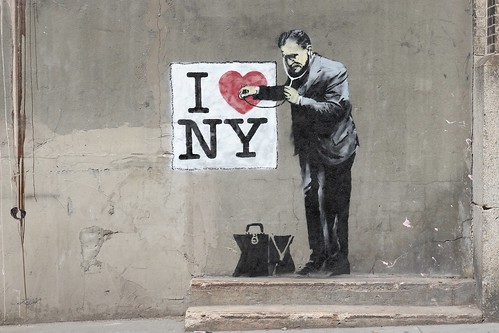 Banksy on Cedar Street?