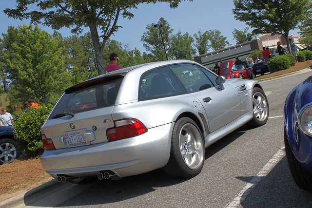 S52B32 M Coupe | Arctic Silver | Black | Raleigh Cars & Coffee