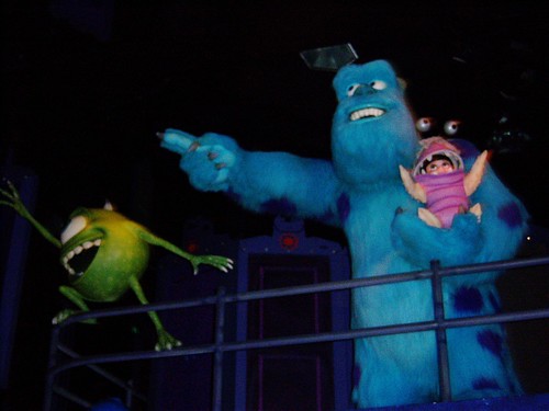 monsters inc boo. Mike, Sulley and Boo find