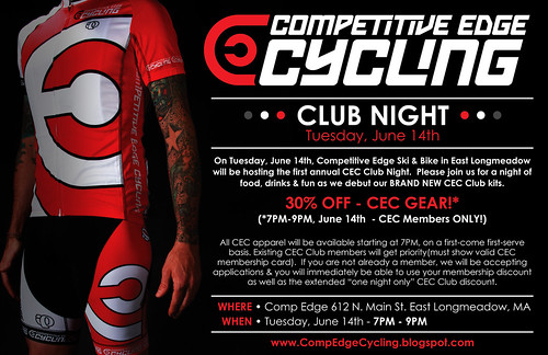 CEC Club Night - Promo Flyer