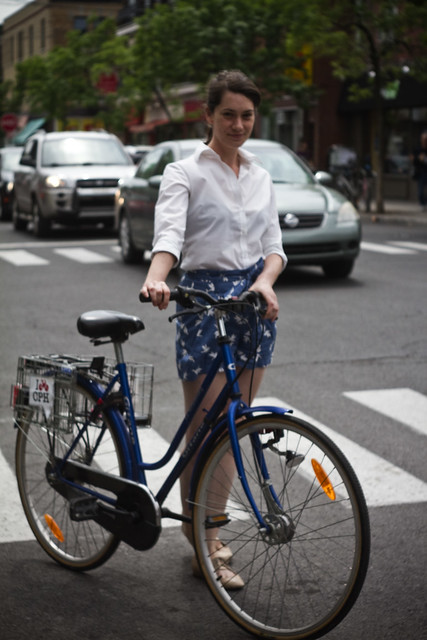 Montreal Cycle Chic Gabrielle 2