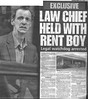 Law Chief held with rent boy - Sunday Mail 3 May 2009 e