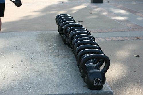 The Kettle Bells - waiting for their Masters!