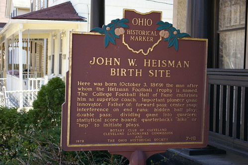 Not the John W. Heisman birth site