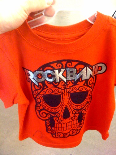 Rock band tee for the baby!