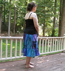 New skirt back view