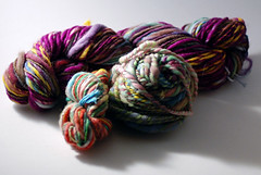 Yarn in box with side light