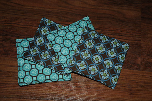 Reversible Fabric Coasters