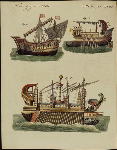 Sailing galleons