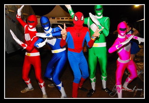 spiderman power rangers